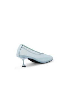 ABRIGHT PALE BLUE MESH HEELS
