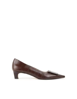 ADELE40 PUMP WITH SQUARE ORNAMENT