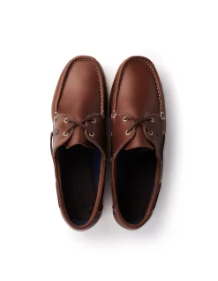 ADMIRALS LEATHER DECK SHOE