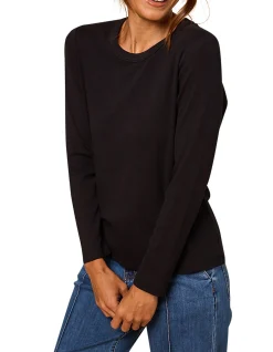 Adrift Ribbed Long Sleeve Tee