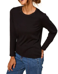 Adrift Ribbed Long Sleeve Tee
