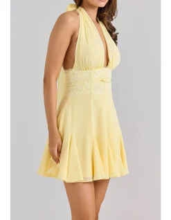 AILANI MINI HALTER DRESS