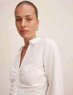 AINSLEY GATHERED SHIRT