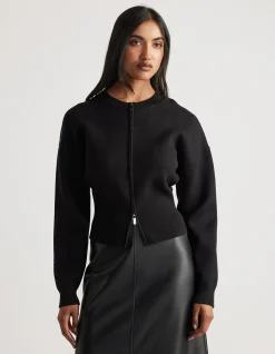 AINSLEY KNIT BOMBER