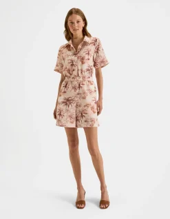 AIRLIE PALM PLAYSUIT