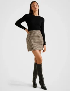 AISHA 2 IN 1 KNITTED MINI DRESS