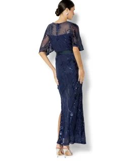 ALAINE EMBROIDERED GOWN