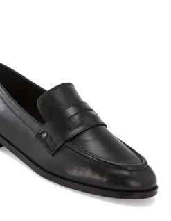 Alexandra Black Leather Loafer