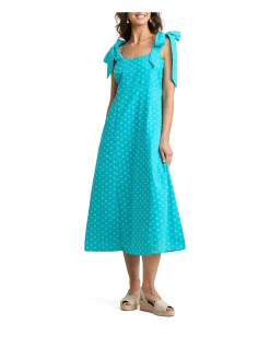A-Line Maxi Dress - Turquoise