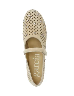 Alisa Suede Ballet Flat Sand Castoro