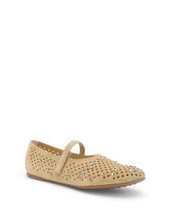 Alisa Suede Ballet Flat Sand Castoro