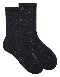 All Day Premium Fine Pattern Crew Socks