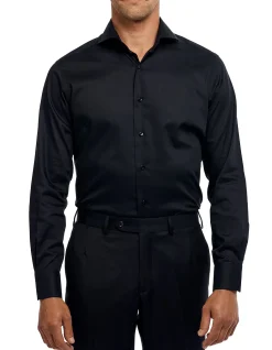 ALTON - BLACK BUSINESS SHIRT