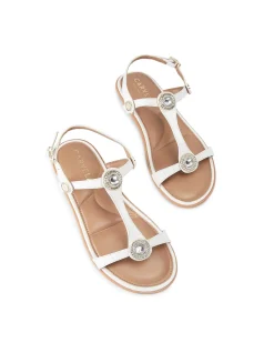 Amalia Leather Heeled Sandal