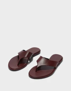 AMAYA NAPPA LEATHER FLAT