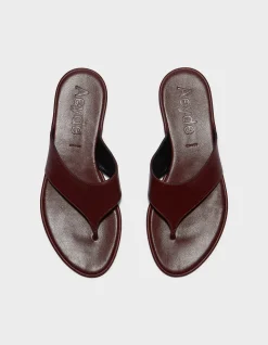 AMAYA NAPPA LEATHER FLAT