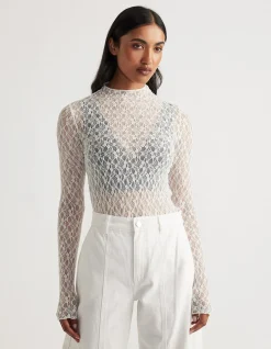 AMBER LACE LONG SLEEVE TOP