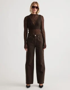 AMBER LACE LONG SLEEVE TOP