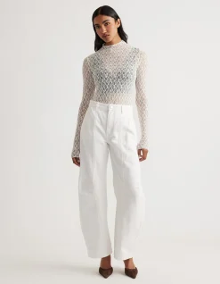 AMBER LACE LONG SLEEVE TOP