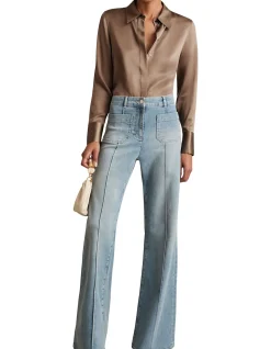 Ameira Silk Satin Shirt