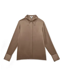 Ameira Silk Satin Shirt