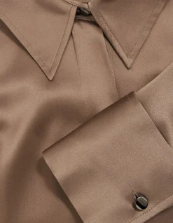 Ameira Silk Satin Shirt