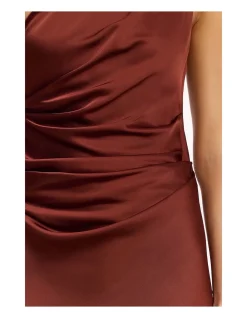 ANGELA ONE SHOULDER MAXI DRESS