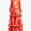 Angela Ruffled Maxi Dress