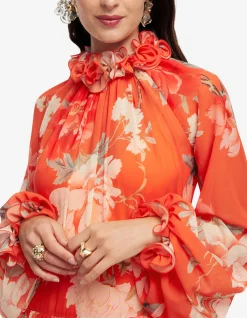 Angela Ruffled Maxi Dress