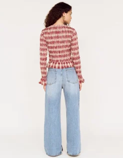 ANOUK SHIRRED TOP