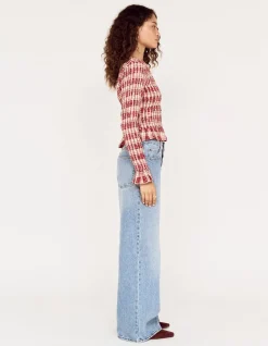 ANOUK SHIRRED TOP
