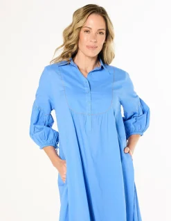 Anya Collared Smock Dress