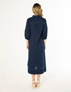 Anya Collared Smock Dress