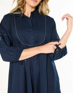 Anya Collared Smock Dress