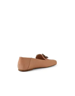 Appease Floral Embellished Leather Flats