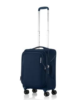 Applite 5 55cm Expandable Small Carry-On Suitcase Navy