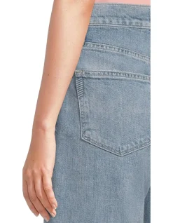 Arellia Ankle High Rise Barrel Leg Jeans