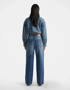 Ariana High Rise Straight Leg Jeans
