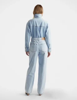 Ariana High Rise Straight Leg Jeans