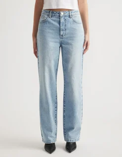 Ariana High Rise Straight Leg Jeans