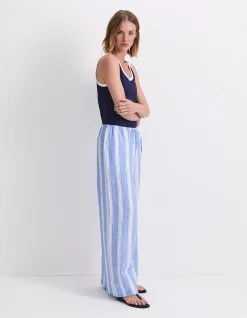 ARIANA STRIPE LINEN PANT
