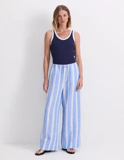 ARIANA STRIPE LINEN PANT