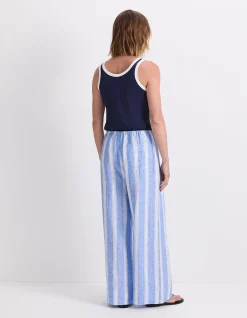 ARIANA STRIPE LINEN PANT
