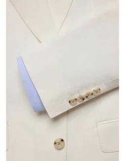 ARLO BLAZER - LINEN/COTTON IN SOFT IVORY