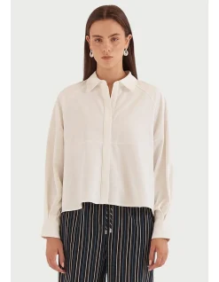 Ashby Long Sleeve Peplum Shirt