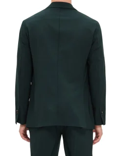 ASTON TWO BUTTON TECHNICAL WOOL JACKET