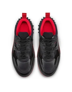 ASTROLOUBI FLAT CALF/SUEDE/CLF