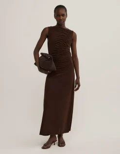 Asymmetric Gather Dress