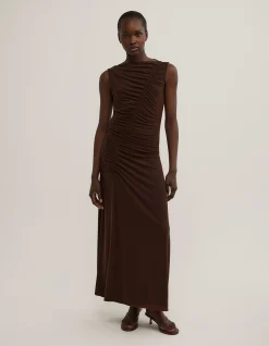 Asymmetric Gather Dress