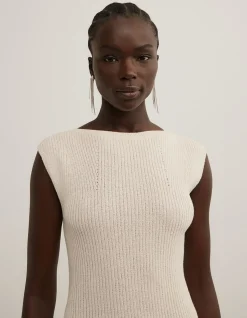 Asymmetric Hem Knit Tank
